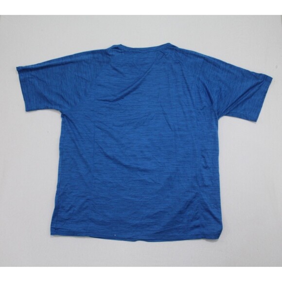 Reebok Men Blue Tee Shirt Active Running Casual Size 2XL - Picture 7 of 8